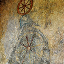 Herb Von Redern na ścianie wieży w Siedlęcinie - XIV wiek.